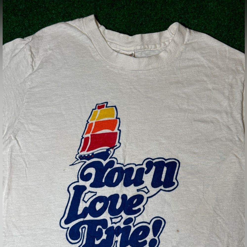 Vintage 60s 70s You’ll Love Erie Pa XS/S True Vintage T Shirt - Picture 2 of 8